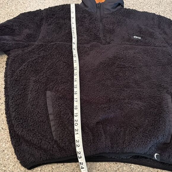 ZYIA Quarter Zip Sherpa Fleece Teddy Bear Pullover - Picture 13 of 14